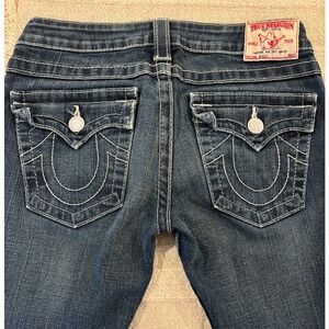 Vtg True Religion Billy Super T Jeans Size 27 Made in USA Carlsbad Wash